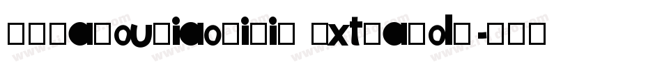FZLaGouBiaoTiTiS ExtraBold字体转换
